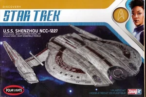 Star Trek U.S.S. Shenzhou NCC-1227 Starship, Plastic Model Kit, 1:2500 Scale - Picture 1 of 2