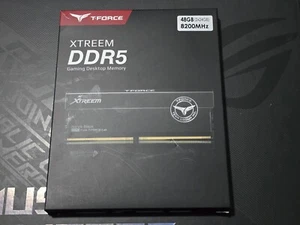 Team T-Force Xtreme 48GB (2x24GB) 8200MHz CL38 DDR5 Black - Picture 1 of 6