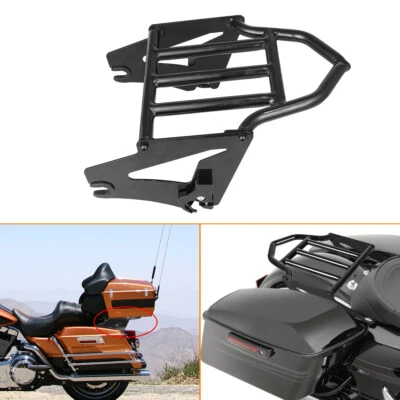 Sissy Bar Luggage Rack For Harley Davidson Touring Road Glide Electra Glide 09+ - Imagem 1 de 4
