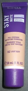 Rimmel London Stay Matte Mattifying Foundation-102 Light Buff 1 fl. oz. NEW - Picture 1 of 2