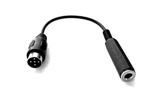 Adapterkabel Kopfhörer Für BRAUN REGIE 501 Mutter 5 Pole An 6,3 MM Jack din - Picture 1 of 1