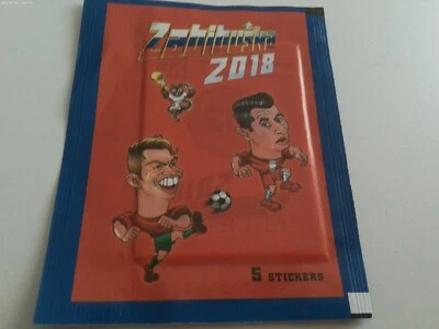 Russia 2018 world cup sealed sticker packet pack viza zabibuska spain version 1