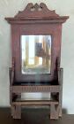 Antique Old Wooden Frame Dressing Mirror Old Hand Crafted Wooden Stand Frame