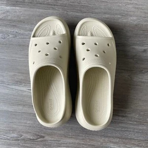 Crocs Crush Plataforma Tobogán en Hueso Mujer Talla 9 Hombre Talla 7 - Imagen 1 de 5