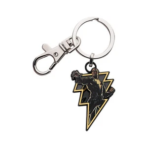 The Official DC Comics Warner Bros. NEGRO ADAM LIGHTNING LLAVERO - 4 cm - Imagen 1 de 3