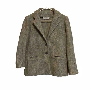 Amina Rubinacci Kaschmirmischung Damen Blazer Gr. 44 Zweiknöpfe Karriere - Bild 1 von 11