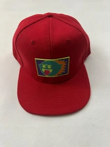 Pink Dolphin Logo Red Adjustable Snapback Cap Hat One Size - Picture 1 of 11