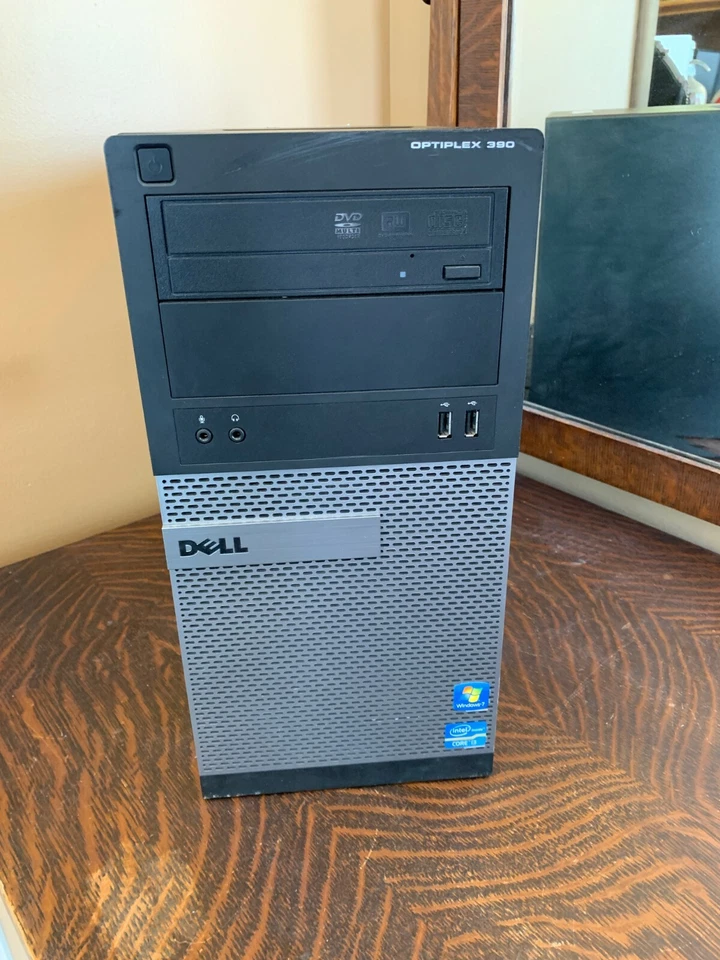 Dell Optiplex 390 MT Intel Core i3-2100, 4GB RAM, 120GB SSD, Windows 10 Pro - Image 1 of 4
