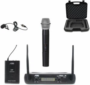 Audio2000'S AWM6074UL Sistema microfonico wireless UHF a doppio canale - Nuovo - Foto 1 di 6