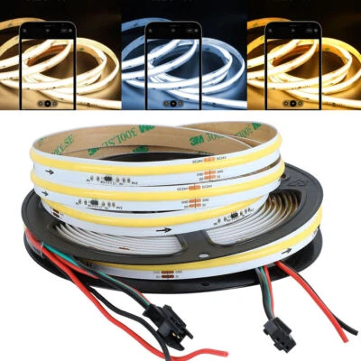 DC24V WS2811 Flowing 360 COB Horse Race LED Strip light Running water tape lamp - Image 1 of 4