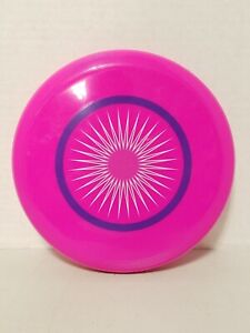 Disc Golf Flying Disc (frisbee) Fuchsia & Purple w/White Starburst, Unbranded 