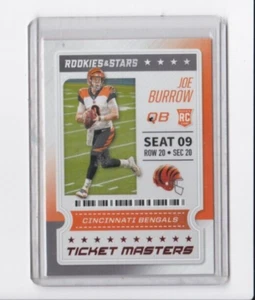 JOE BORROW 2020 ROOKIES & STARS TICKET MASTERS INSERT ROOKIE CARD-SHIPS FREE - Picture 1 of 24