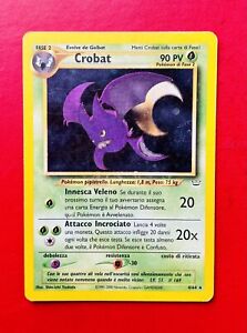 Lotto Carte Pokemon Crobat 4/64  Holo Rarissimo Neo Revelation
