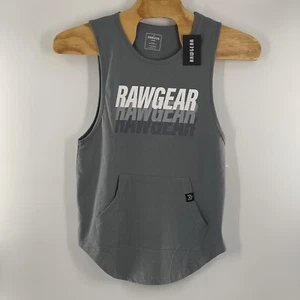 RAW GEAR~ Camiseta/Tanque Muscular Fitness Para Hombre con Bolsillo~ TALLA Mediana NUEVO - Imagen 1 de 5
