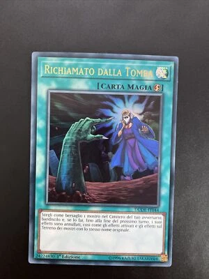 Yu Gi Oh Ita 1ed Rare Segreta Ra01-it057 Richiamato From Grave