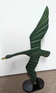 Enorme estatua vintage de pato volador de latón/bronce 26 1/2 ' de alto sin firmar - Imagen 1 de 7