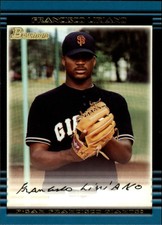 2002 Bowman #182 Francisco Liriano Rookie Card 