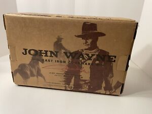 NEW John Wayne Cast Iron Cookware 2 Qt. Sauce Pot w/Lid W 5.5" x H 4" Oven Safe