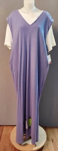 Alexandra Lee - ladies long sleeveless dress w short sleeve top - size 20W (NWT) - Picture 1 of 10