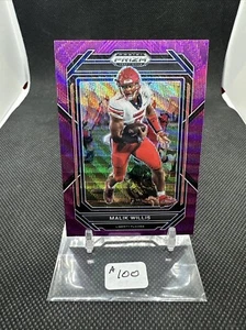2023 Panini Prizm Draft Picks #71 Malik Willis Prizms lila Welle Titanen 🙂 - Bild 1 von 2