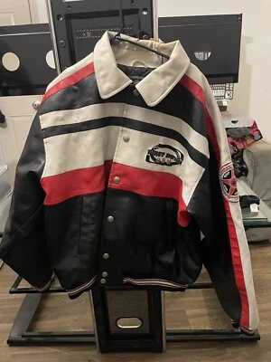 Vintage First Down Racing Gear Bomber Jacket Mens XXL - Image 1 of 4