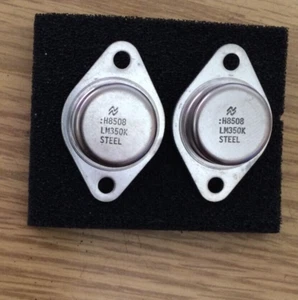 2 NOS National Semiconductor Steel LM350K TO3 Linear Voltage Regulator 3A 1.2-33 - Picture 1 of 2