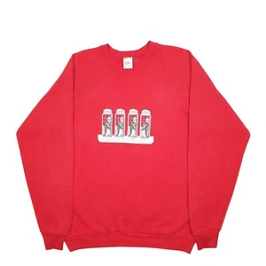 FRUIT OF THE LOOM Made In USA Vintage 90's Carousel Jumper Sweatshirt XL - Picture 1 of 8