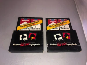 Vintage Marlboro Wild West Playing Cards 1990’s SEALED Boxes Lot of 4 Decks - Picture 1 of 2