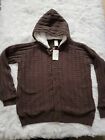 THE CHILDREN'S PLACE Boys Sherpa Lined Hoodie Brown Sweater Jacket