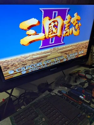 SANGOKUSHI II - WARRIORS OF FATE ASIAN - CAPCOM CPS1 JAMMA A+B+C BOARDS - Photo 1/3