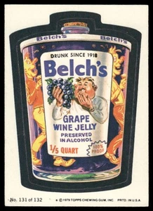 Topps Wacky Packages 1979 (segunda serie de repetición) #131b Belch's - Imagen 1 de 2