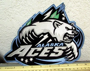 Anchorage Alaska Aces Hockey Team Embroidered Hockey Patch Large Jacket style - Picture 1 of 2