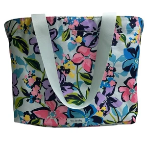 Bolso de Mano Vera Bradley Grande Familia Playa Nylon Patrón Floral Mariano Correas para el Hombro - Imagen 1 de 16
