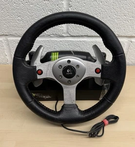 Logitech G25 nur Wheel ohne Shifter oder Pedale (vernipptes Kabel schlechter Zustand) - Bild 1 von 4