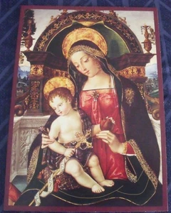 New Religious Art Bernardino di Betto Pintoricchio 18 cards Envelopes MADONNA - Picture 1 of 5