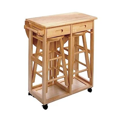 Burnett 3 Pc Space Saver Set Natural - Image 1 of 3