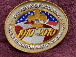 (jab-44) - Pfadfinder - großer Pfadfinder 100 Jahre Jubiläum Jacke Patch - 6,25" x 8" - Bild 1 von 2