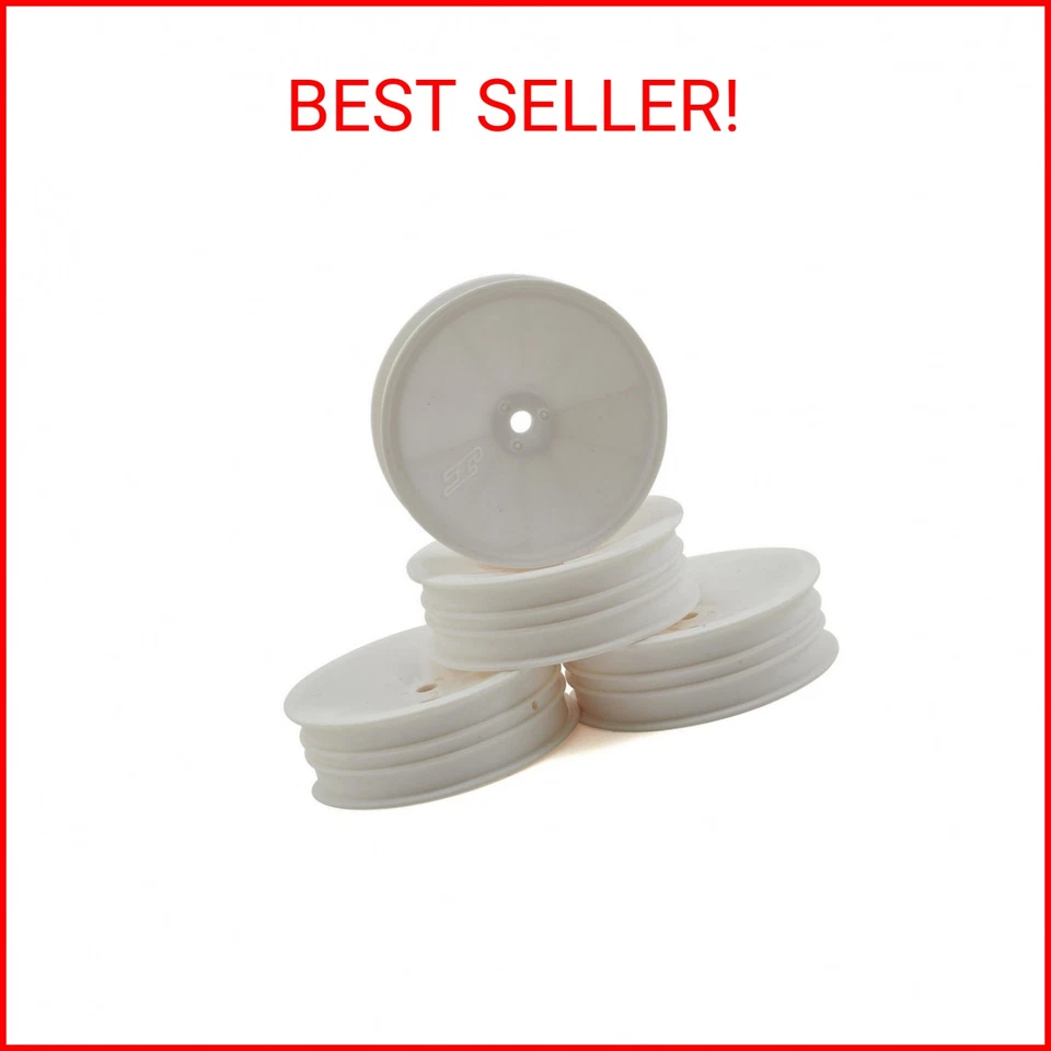 J Concepts 3376W Mono 2.2" 1/10 Buggy Slim Front Wheel, White - Image 1 of 2