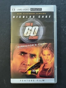 UMD Video for PSP Gone In 60 Seconds Director's Cut 2005 New Extended Version - Foto 1 di 4