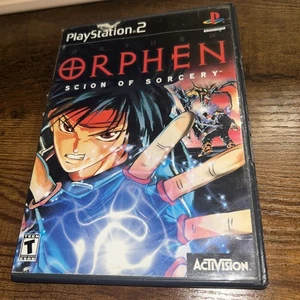 Orphen: Scion of Sorcery (Sony PS2, 2000) Authentic Game NO Manual TESTED/WORKS - Picture 1 of 4