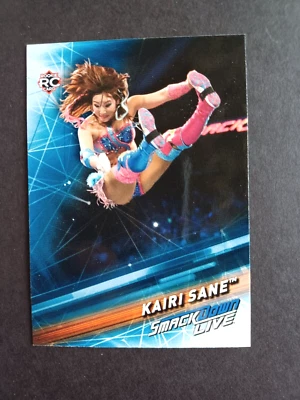 2019 TOPPS WWE KAIRI SANE #27 RC ROOKIE SMACK DOWN LIVE INSANE ELBOW - Image 1 of 2