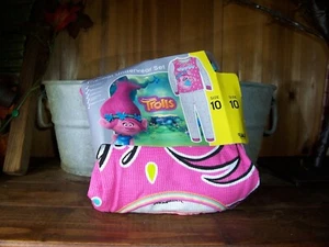 TROLLS GIRLS THERMAL SHIRT AND PANT SET SIZE 10 LONG SLEEVE UNDERWEAR SET PAJAMA - Picture 1 of 1