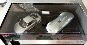 Audi R 8 und Auto Union Avus Stromline Sammlermodelle Showecase Maßstab 1:43 - Bild 1 von 1