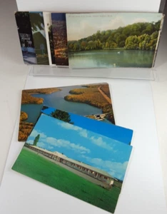 Michigan lotto di 18 cartoline d'epoca motel resort spiaggia scuola per sordi ecc. - Foto 1 di 4