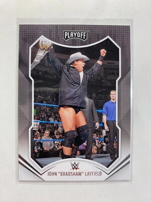 John “Bradshaw” Layfield 2022 Panini Chronicles Playoff WWE #166 Card - Image 1 of 3