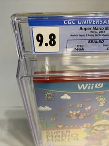 CGC 9.8 A++ FACTORY SEALED Super Mario Maker Nintendo NEW Wii U, 2015 - Picture 1 of 10