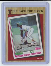 1987 TOPPS RICKEY HENDERSON . OAKLAND ATHLETICS #311
