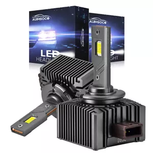 D1S D1R LED Bulbs, 24000Lumens 120W 6000K White 500% Brightness, Xenon HID pack2 - Picture 1 of 9