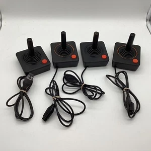 Atari 2600 Controller Original Gaming Joysticks Vintage ungetestet 4er Set - Bild 1 von 14