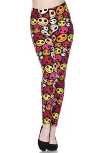 Butterweiche Rainbow Jack Skellington Leggings - Bild 1 von 5